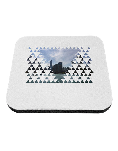 Chicago Triangles Coaster-Coasters-TooLoud-White-Davson Sales