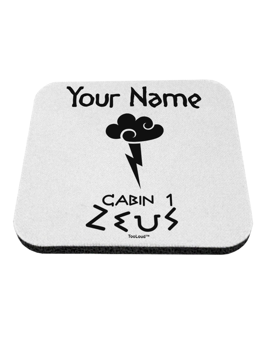 Personalized Cabin 1 Zeus Coaster by TooLoud-Coasters-TooLoud-White-Davson Sales
