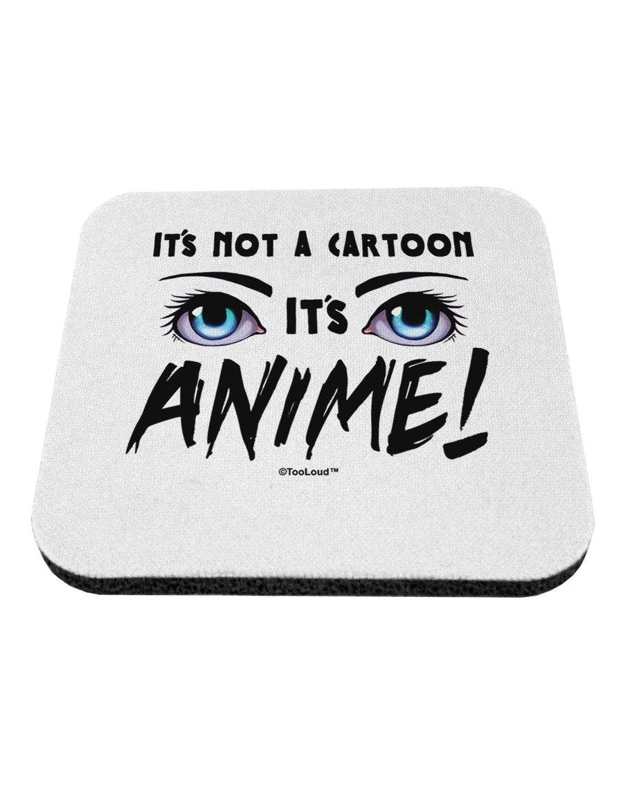 Not A Cartoon Eyes Blue Coaster by TooLoud-Coasters-TooLoud-1-Davson Sales