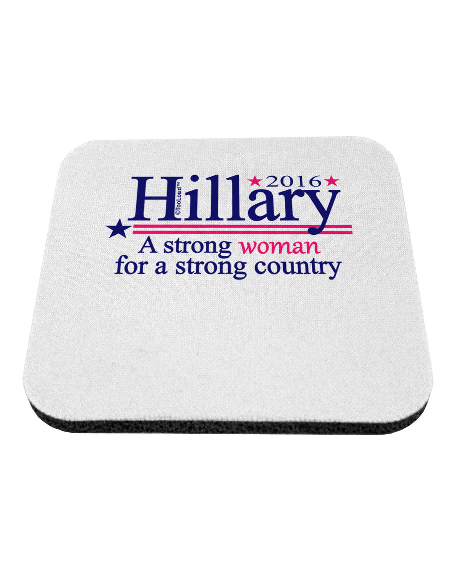 Hillary A Strong Woman Coaster-Coasters-TooLoud-White-Davson Sales