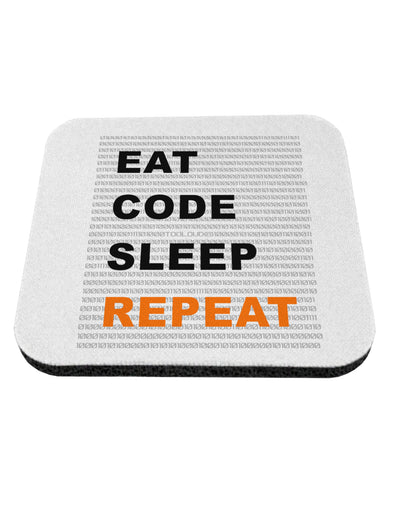 Eat Sleep Code Repeat Coaster by TooLoud-Coasters-TooLoud-1-Davson Sales