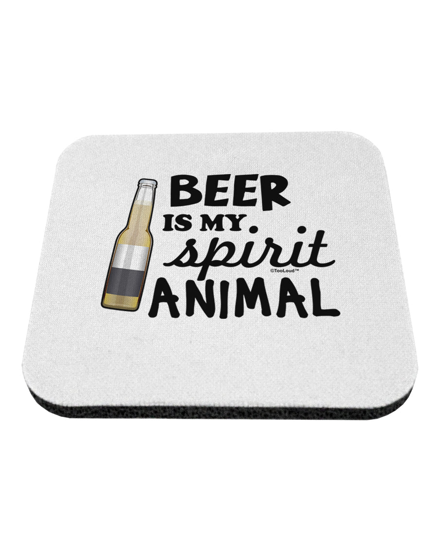 Beer Is My Spirit Animal Coaster-Coasters-TooLoud-1-Davson Sales
