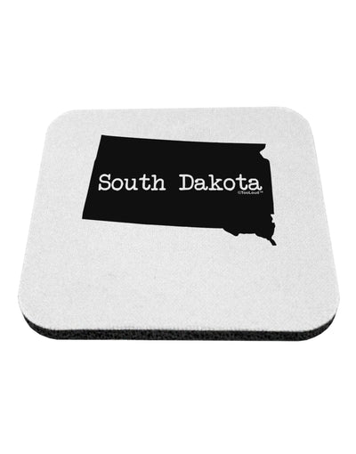 South Dakota - United States Shape Coaster by TooLoud-Coasters-TooLoud-White-Davson Sales