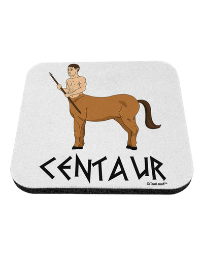 Greek Mythology Centaur Design - Color - Text Coaster by TooLoud-Coasters-TooLoud-White-Davson Sales