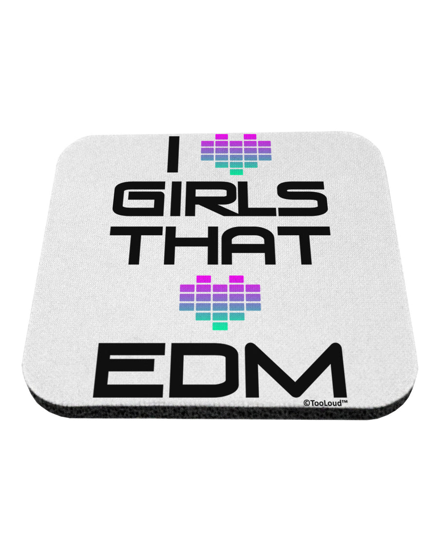 I Heart Girls That Heart EDM Coaster-Coasters-TooLoud-White-Davson Sales