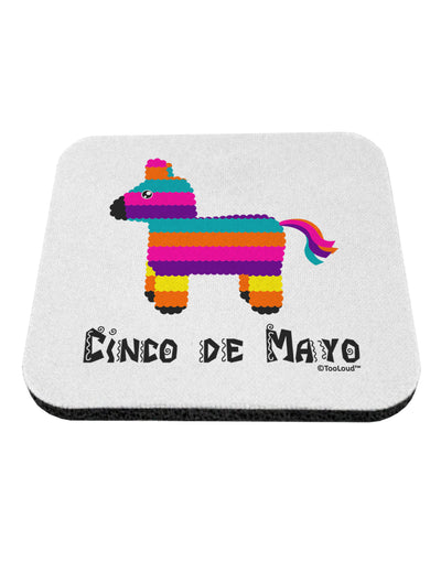 Colorful Pinata Design - Cinco de Mayo Coaster by TooLoud-Coasters-TooLoud-White-Davson Sales