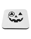 Monocle Jack-o-Lantern Distressed Coaster-Coasters-TooLoud-White-Davson Sales