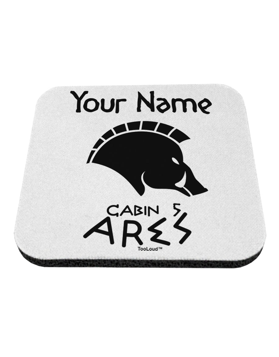 Personalized Cabin 5 Ares Coaster by TooLoud-Coasters-TooLoud-White-Davson Sales