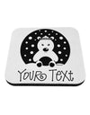 Personalized Matching Polar Bear Family Design - Your Text Coaster-Coasters-TooLoud-White-Davson Sales