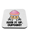 Suck It Up Cupcake Design Coaster by TooLoud-Coasters-TooLoud-White-Davson Sales