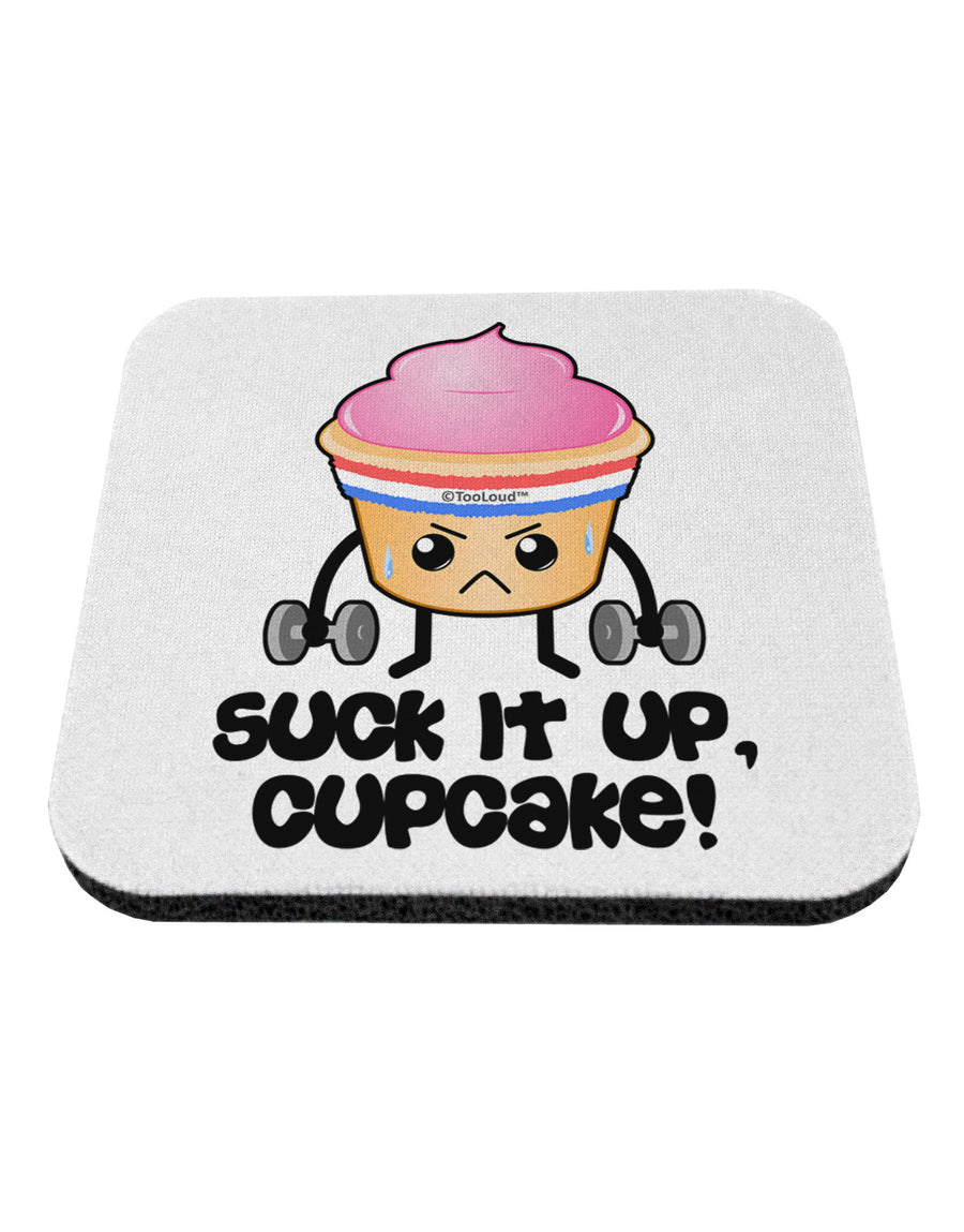 Suck It Up Cupcake Design Coaster by TooLoud-Coasters-TooLoud-White-Davson Sales