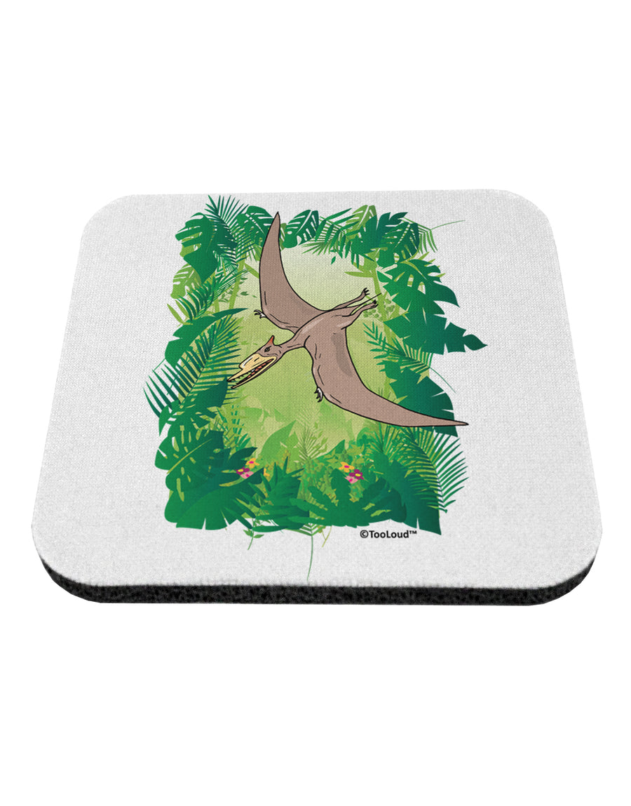 Pterosaurs - Without Name Coaster by TooLoud-Coasters-TooLoud-White-Davson Sales