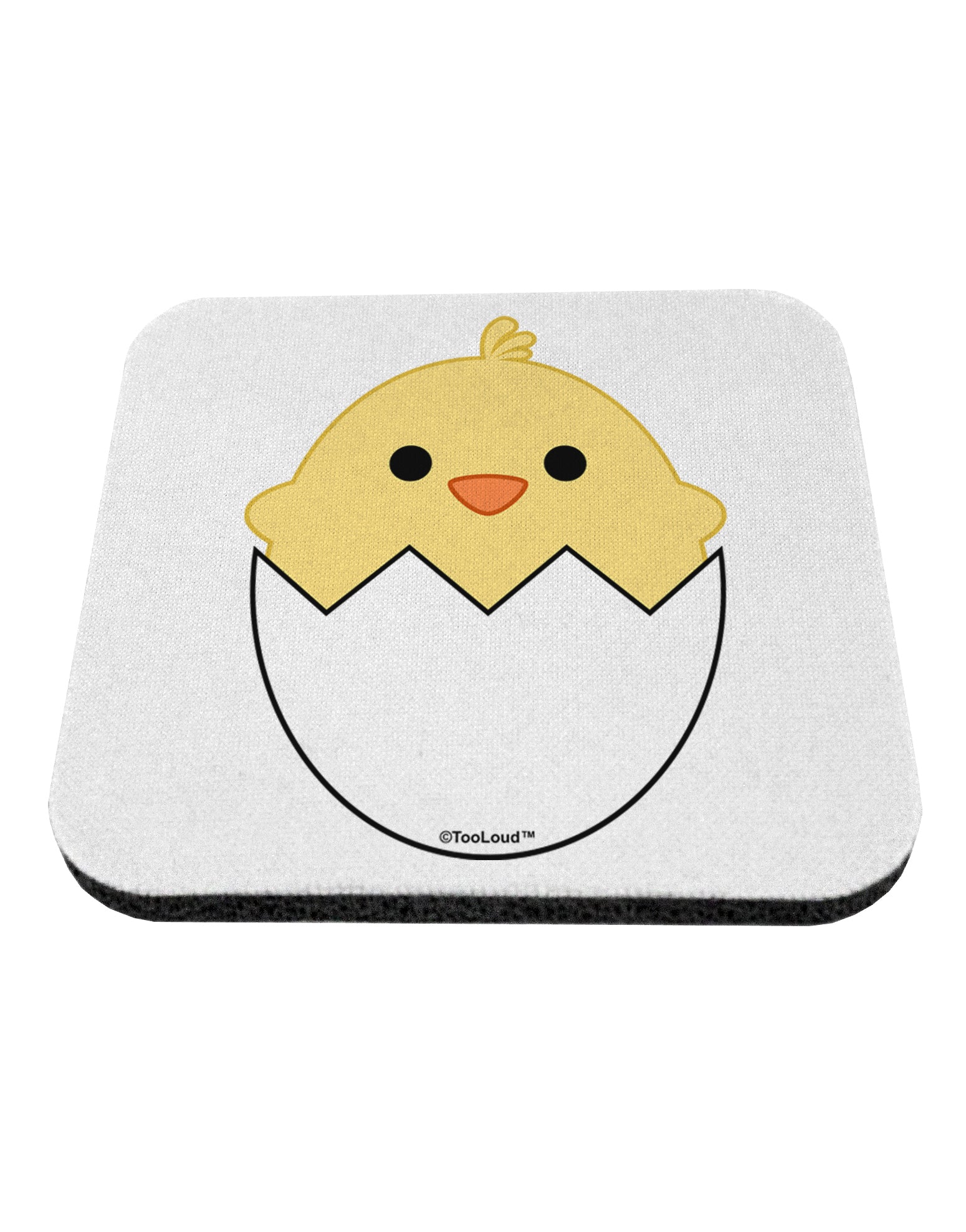 Cute Hatching Chick Design Coaster by TooLoud-Coasters-TooLoud-White-Davson Sales