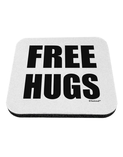 Free Hugs Coaster-Coasters-TooLoud-White-Davson Sales