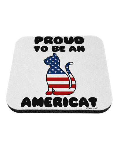 Proud to Be an Americat Coaster by TooLoud-Coasters-TooLoud-White-Davson Sales