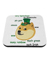 St Patricks Day Leprechaun Doge Coaster-Coasters-TooLoud-1-Davson Sales