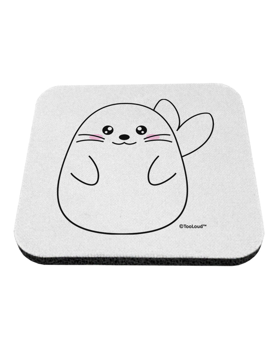 Cute Seal Coaster by TooLoud-Coasters-TooLoud-White-Davson Sales