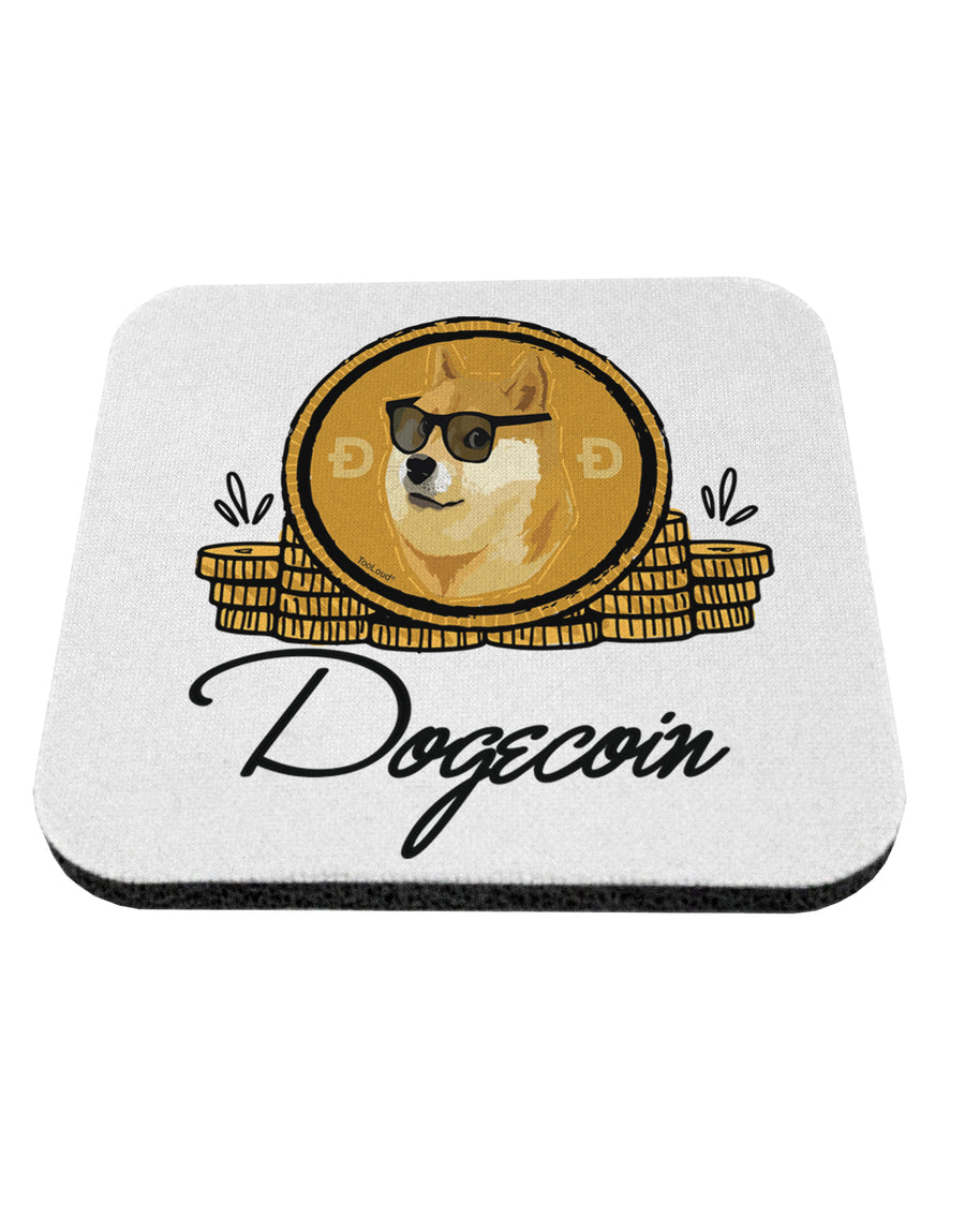 TooLoud Doge Coins Coaster-Coasters-TooLoud-1 Piece-Davson Sales