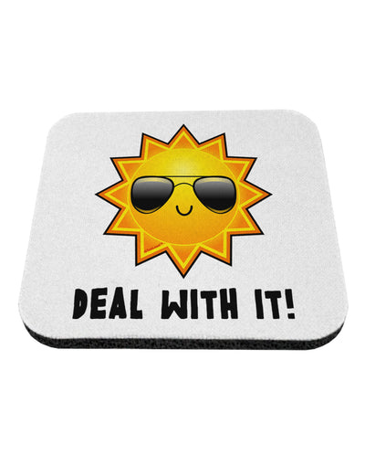 Deal With It Cute Sun Coaster by TooLoud-Coasters-TooLoud-1-Davson Sales