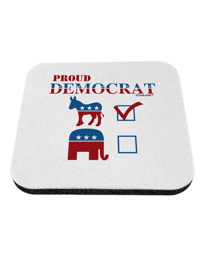 Proud Democrat Checkmark Coaster-Coasters-TooLoud-1-Davson Sales