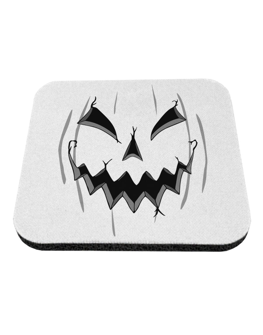 Halloween Scary Evil Jack O Lantern Pumpkin Coaster-Coasters-TooLoud-White-Davson Sales
