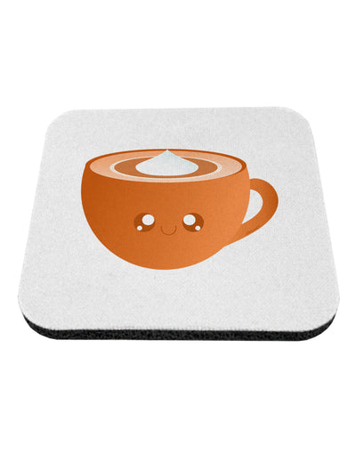 Cute Holiday Drink Pumpkin Spice Latte Coaster-Coasters-TooLoud-White-Davson Sales