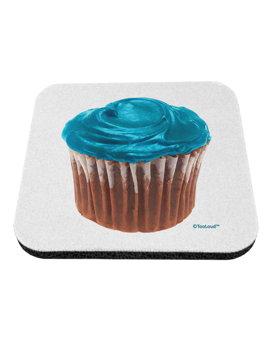 Giant Bright Turquoise Cupcake Coaster by TooLoud-Coasters-TooLoud-White-Davson Sales