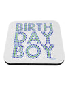 Birthday Boy - Blue and Green Dots Coaster by TooLoud-Coasters-TooLoud-White-Davson Sales