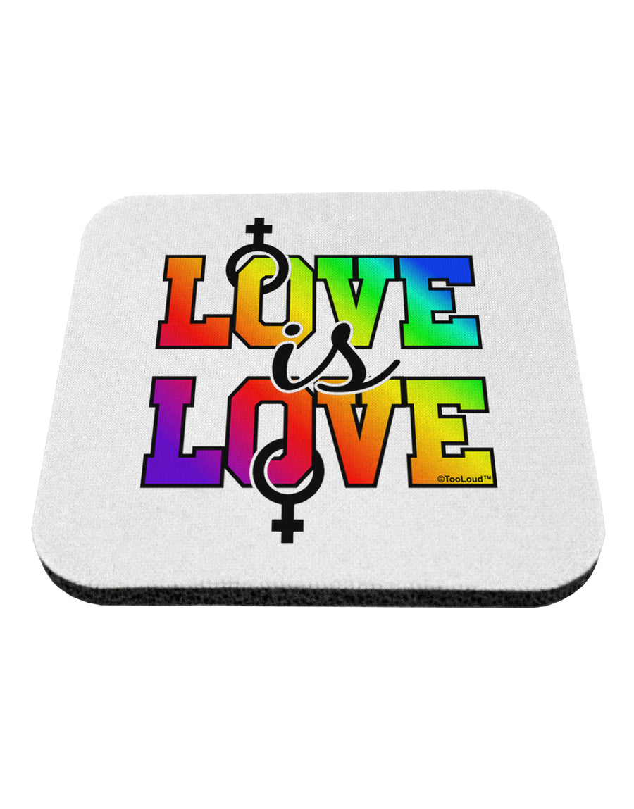 Love Is Love Lesbian Pride Coaster-Coasters-TooLoud-1-Davson Sales