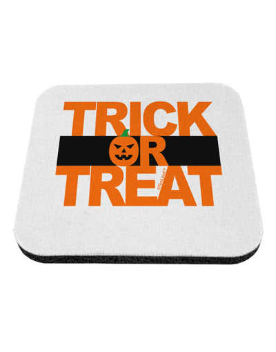 Trick or Treat Text Coaster-Coasters-TooLoud-White-Davson Sales