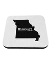 Missouri - United States Shape Coaster-Coasters-TooLoud-White-Davson Sales