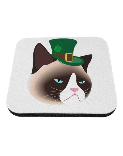 Leprechaun Disgruntled Cat Coaster-Coasters-TooLoud-1-Davson Sales