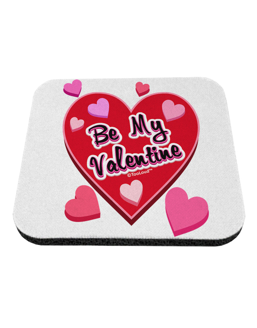 Be My Valentine Romantic Hearts Coaster-Coasters-TooLoud-White-Davson Sales