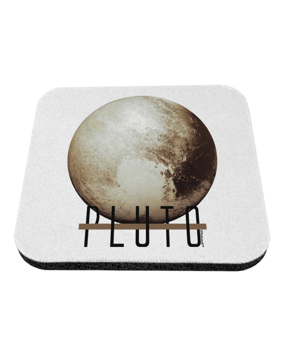 Planet Pluto Text Coaster by TooLoud-Coasters-TooLoud-1-Davson Sales