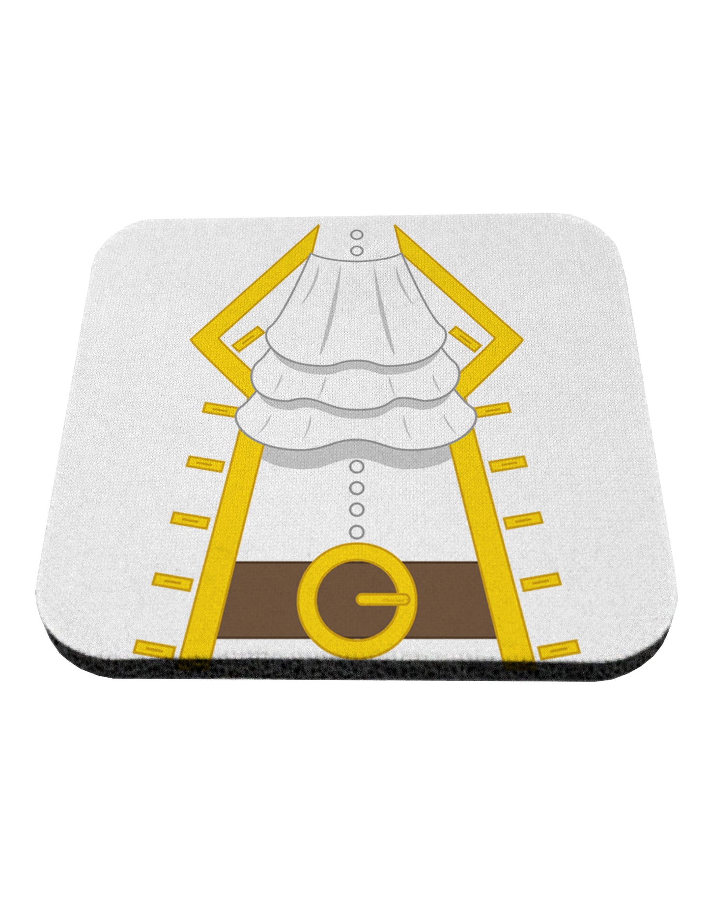Pirate Captain Costume Gold Coaster-Coasters-TooLoud-White-Davson Sales