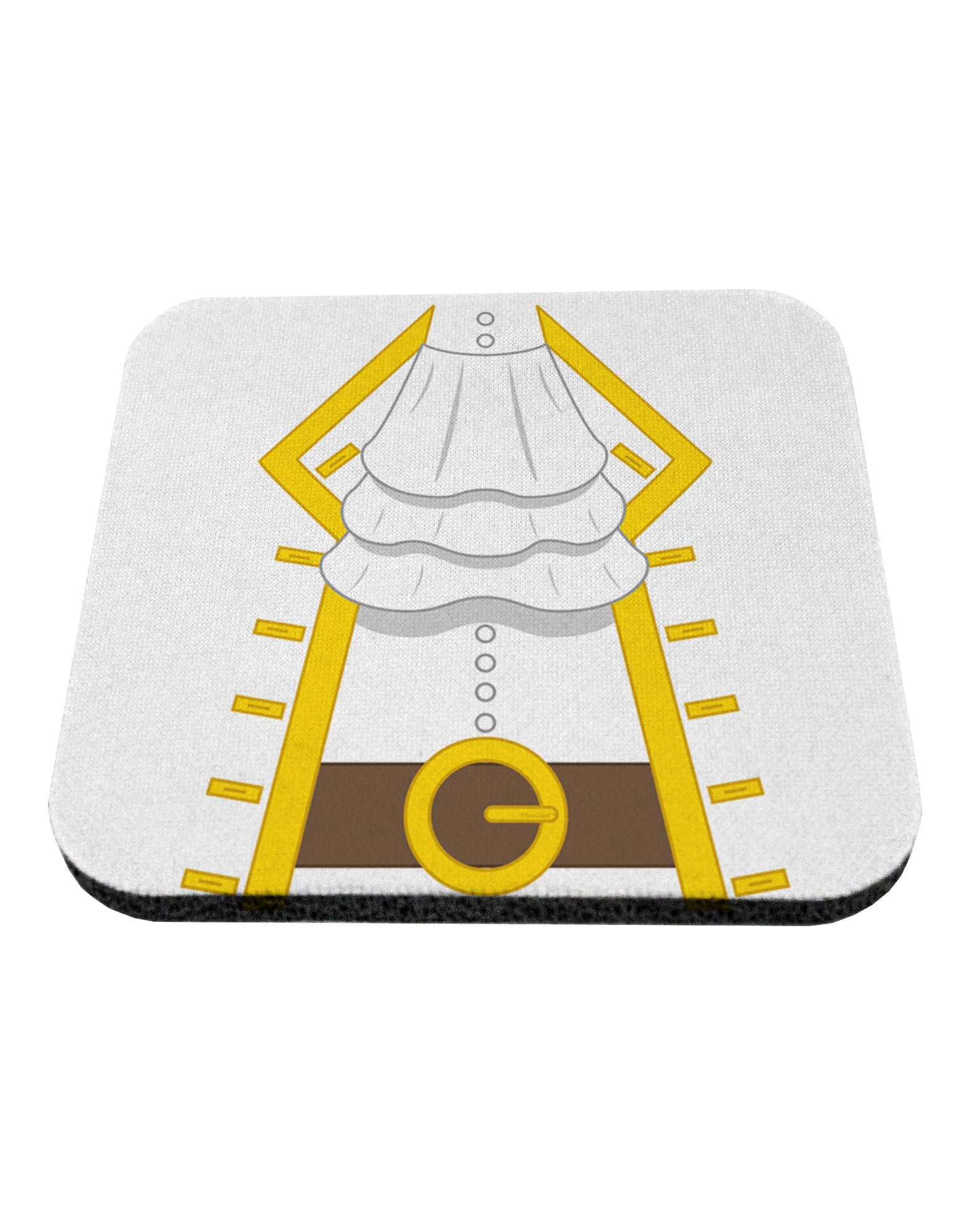 Pirate Captain Costume Gold Coaster-Coasters-TooLoud-White-Davson Sales