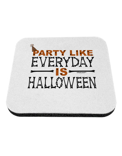 Everyday Is Halloween Coaster-Coasters-TooLoud-White-Davson Sales