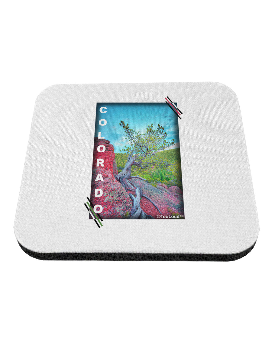 CO Cliffside Tree Text Coaster-Coasters-TooLoud-1-Davson Sales
