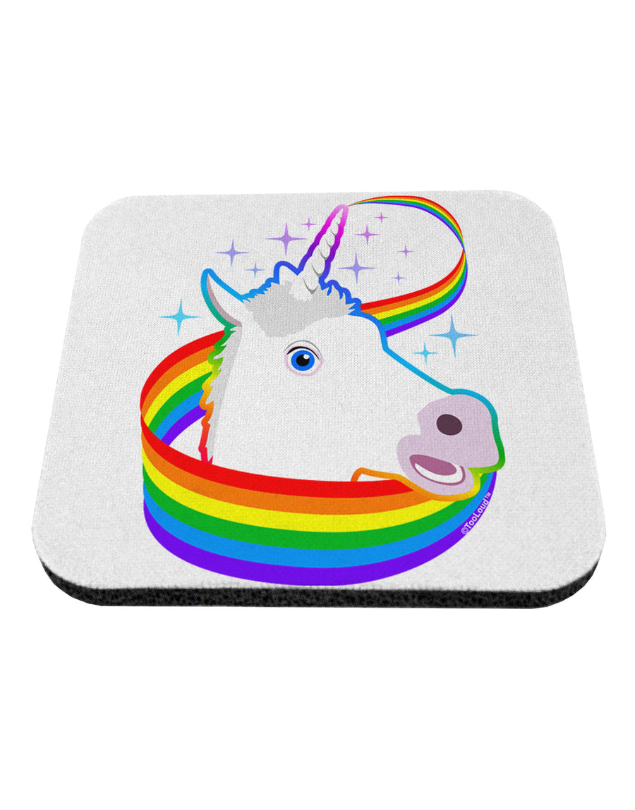 Magical Horn Rainbow Unicorn Coaster-Coasters-TooLoud-White-Davson Sales