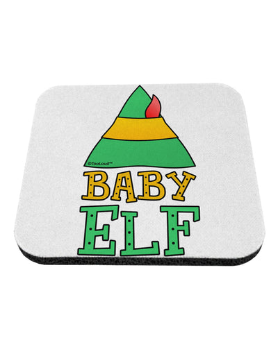 Matching Christmas Design - Elf Family - Baby Elf Coaster by TooLoud-Coasters-TooLoud-White-Davson Sales