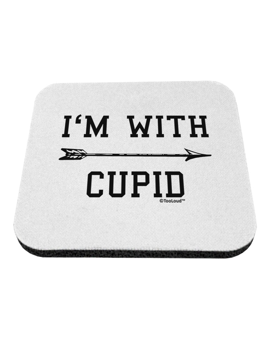 I'm With Cupid - Right Arrow Coaster by TooLoud-Coasters-TooLoud-White-Davson Sales