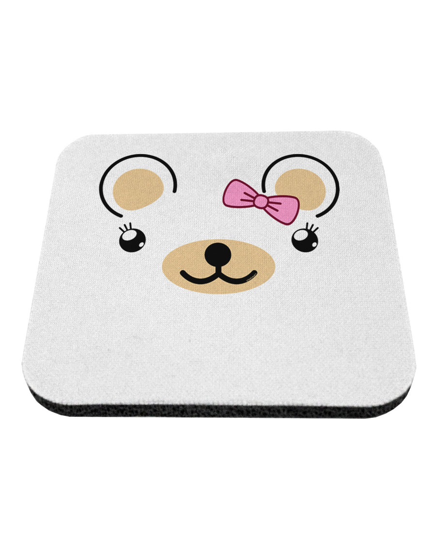 Kyu-T Ears - Beartholomea Girl Teddy Bear Coaster-Coasters-TooLoud-White-Davson Sales