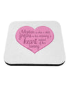 Adoption is When - Mom and Daughter Quote Coaster by TooLoud-Coasters-TooLoud-White-Davson Sales