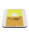 Jurassic Dinosaur Sunrise Coaster by TooLoud-Coasters-TooLoud-White-Davson Sales