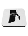 Rhode Island - United States Shape Coaster by TooLoud-Coasters-TooLoud-White-Davson Sales