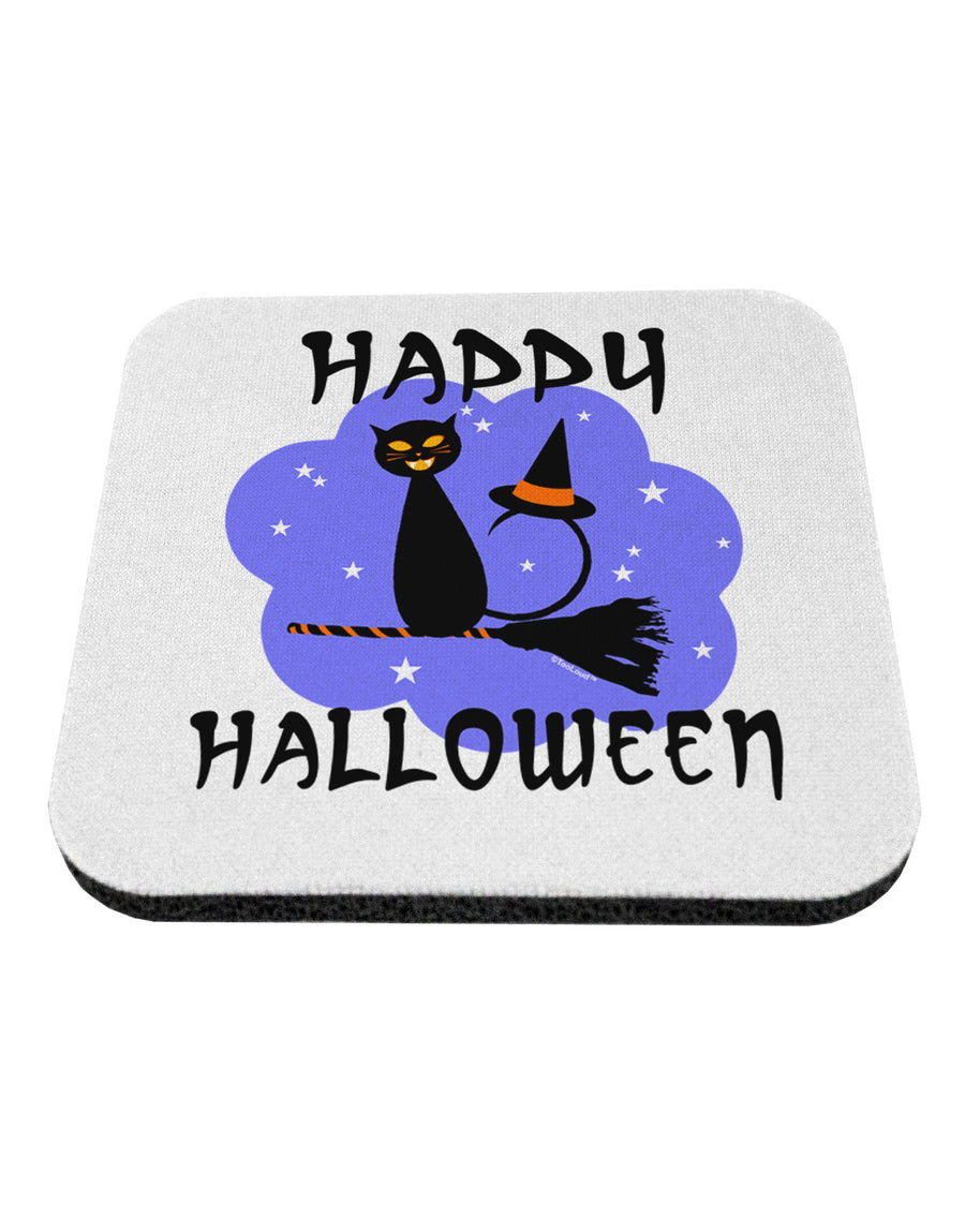 Witch Cat Coaster-Coasters-TooLoud-White-Davson Sales