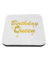 Birthday Queen Text Coaster by TooLoud-Coasters-TooLoud-1-Davson Sales