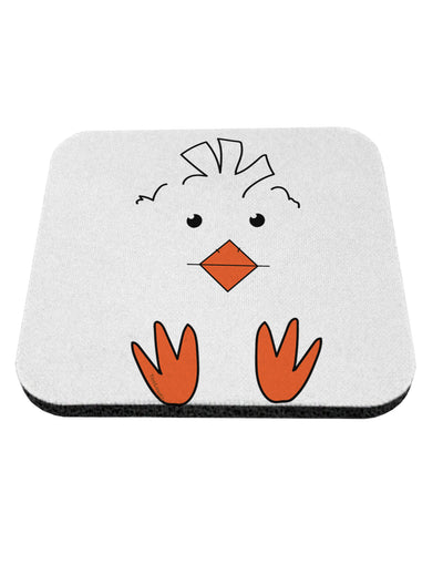TooLoud Cute Easter Chick Face Coaster-Coasters-TooLoud-1 Piece-Davson Sales