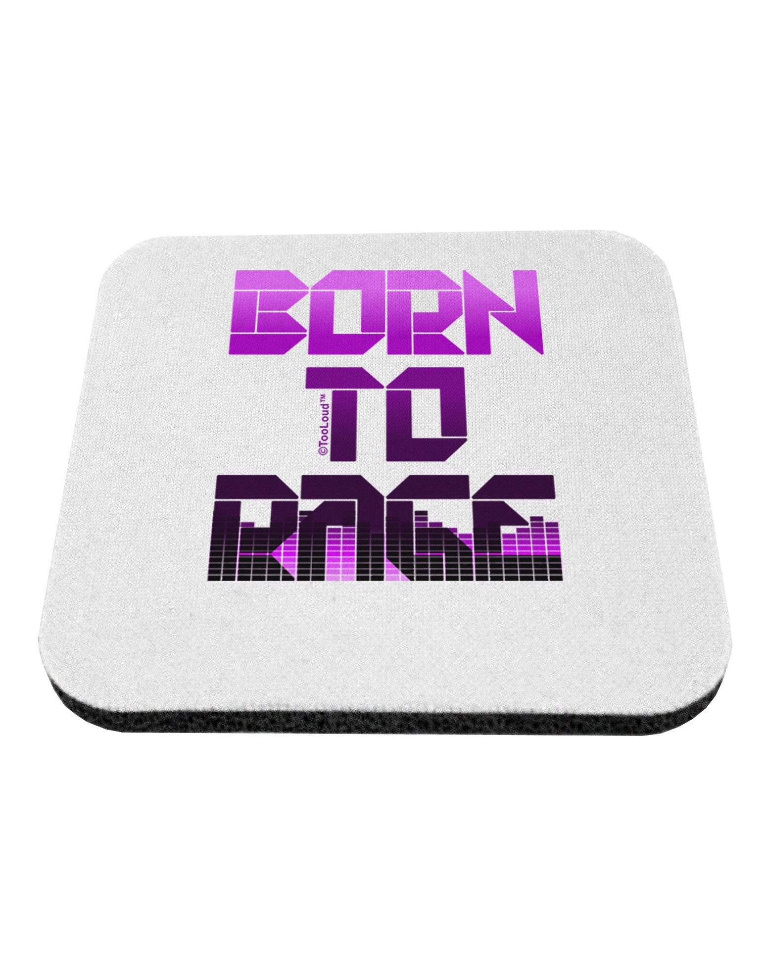 Born To Rage Purple Coaster-Coasters-TooLoud-White-Davson Sales