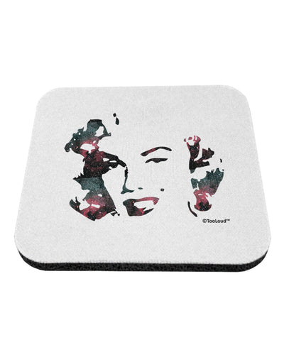 Marilyn Monroe Galaxy Design and Quote Coaster by TooLoud-Coasters-TooLoud-White-Davson Sales